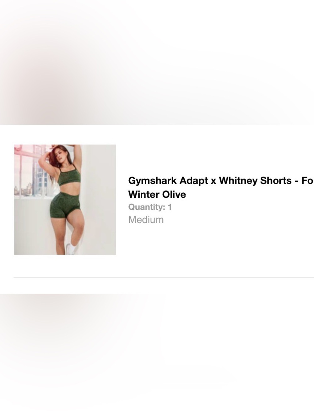 Gymshark Green Camo Seamless Athletic Shorts - Picture 3 of 3